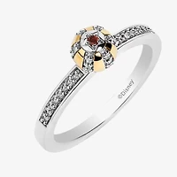 Disney Jewels Collection Womens 1/10 CT. Natural White Diamond 14K Gold Over Silver Dumbo Cocktail Ring