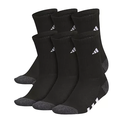adidas Boys 6 Pair Crew Socks