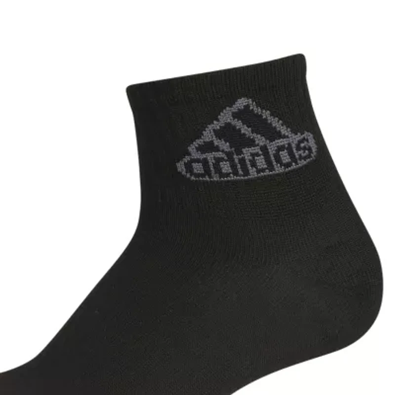 adidas Little & Big Kid Boys 6 Pair Quarter Ankle Socks
