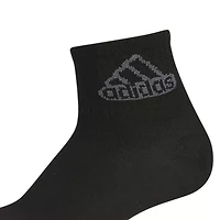 adidas Little & Big Kid Boys 6 Pair Quarter Ankle Socks