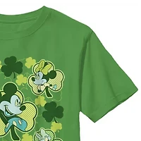 Disney Collection Little & Big Kid Boys Crew Neck Short Sleeve Regular Fit Mickey and Friends Mouse Graphic T-Shirt