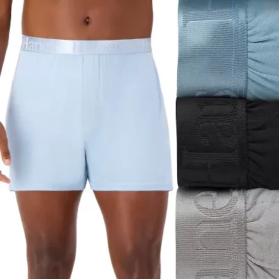 Hanes Originals Supersoft Mens 3 Pack Boxers Uo2kb3