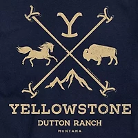 Mens Short Sleeve Yellowstone Graphic T-Shirt