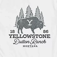 Mens Short Sleeve Yellowstone Graphic T-Shirt