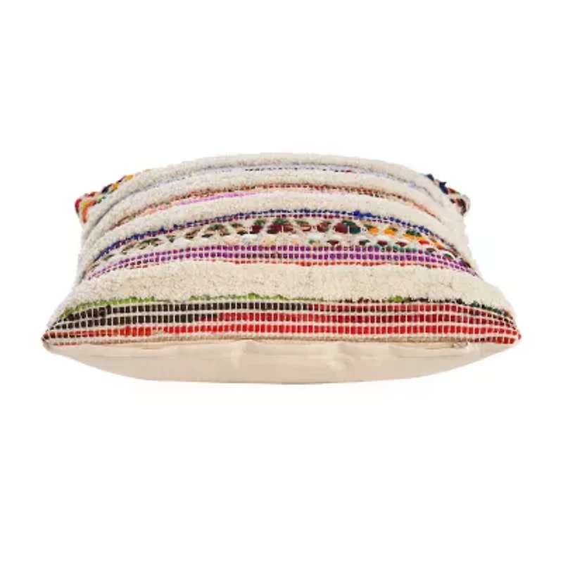 Lr Home Eltoge Stripe Square Throw Pillow