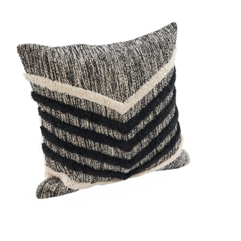 LR Home Maymis Chevron Square Throw Pillow