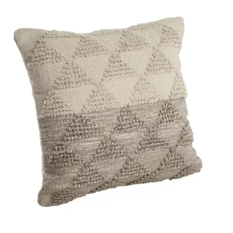 LR Home Ress Geometric Square Throw Pillow