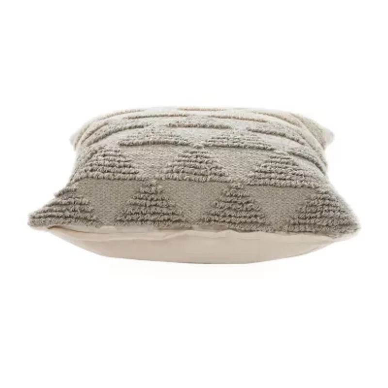 LR Home Ress Geometric Square Throw Pillow