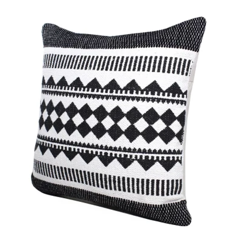 LR Home Koum Geometric Square Throw Pillow