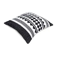 LR Home Koum Geometric Square Throw Pillow