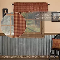 Vhc Brands Country Check Rod Pocket Valance