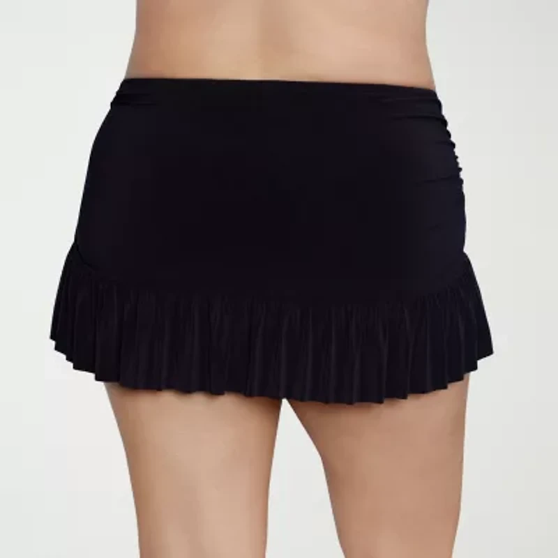 Liz Claiborne Womens Plus Swim Skirt
