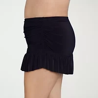 Liz Claiborne Womens Plus Swim Skirt