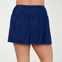 Liz Claiborne Womens Plus Swim Skirt