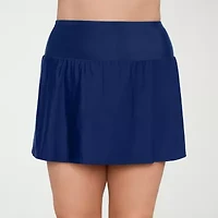 Liz Claiborne Womens Plus Swim Skirt