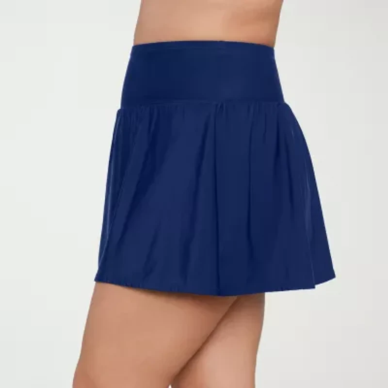 Liz Claiborne Womens Plus Swim Skirt