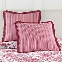 Laurel Manor Toile Garden Cotton Euro Sham