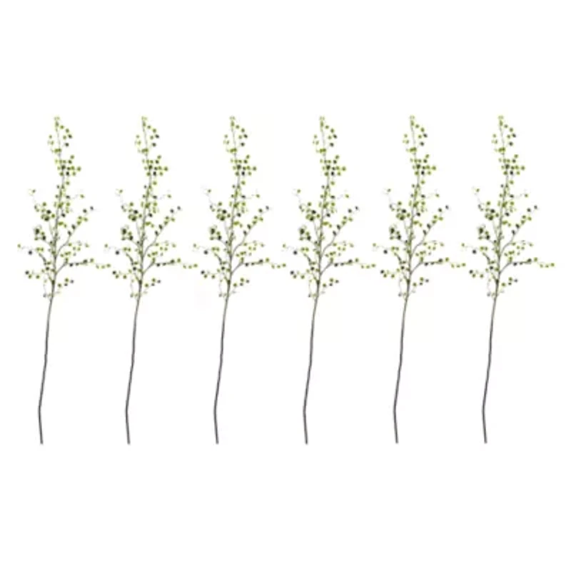 48” Night Willow Artificial Flower Stems; Set of6