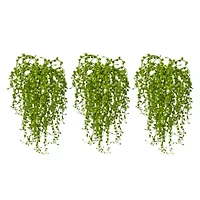 Senecio Artificial Succulent Plant; Set of 3