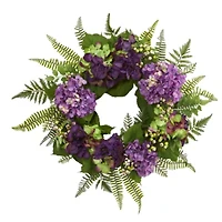 24” Hydrangea Berry Wreath