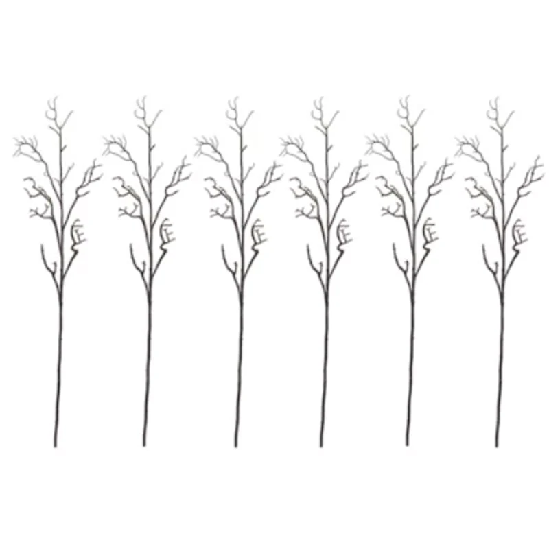 46” Deadwood Stem Artificial Flower Stem; Set of6