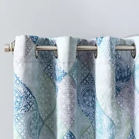 Sun Zero Dacona Grommet Top Energy Saving Light-Filtering Single Curtain Panel