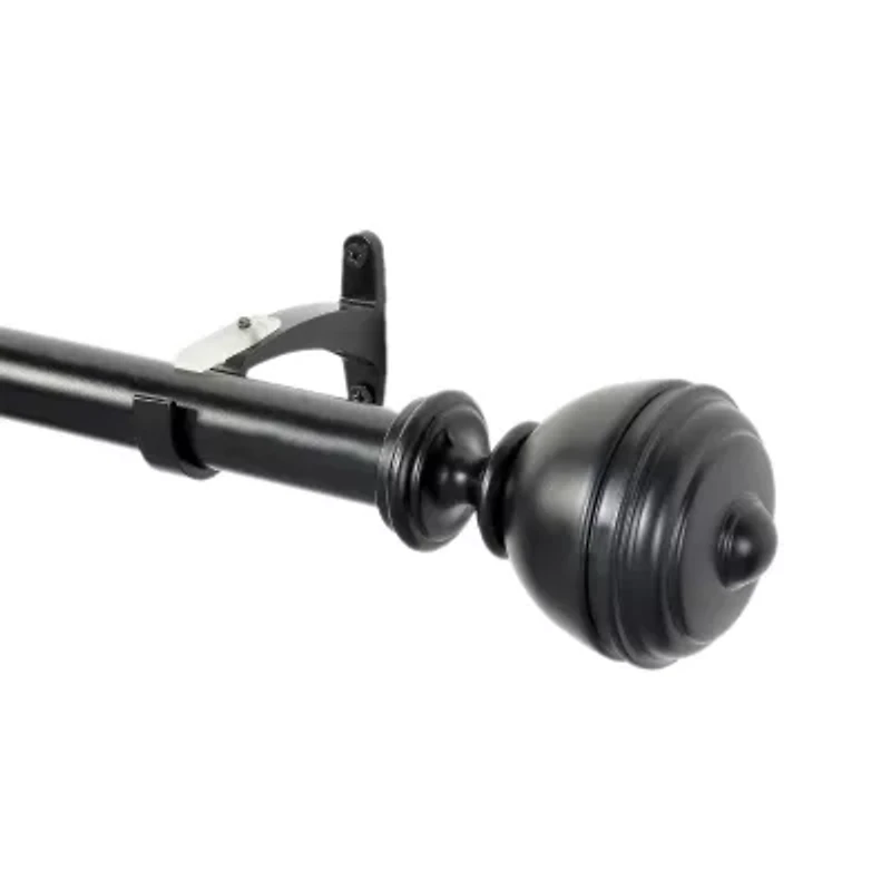 Deco Window Oval Urn 1 Adjustable Curtain Rod