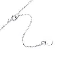 Silver Treasures Womens Sterling Silver Bar 16 Inch Pendant Necklace