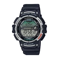 Casio Mens Multi-Function Digital Black Strap Watch Ws1200h1avos