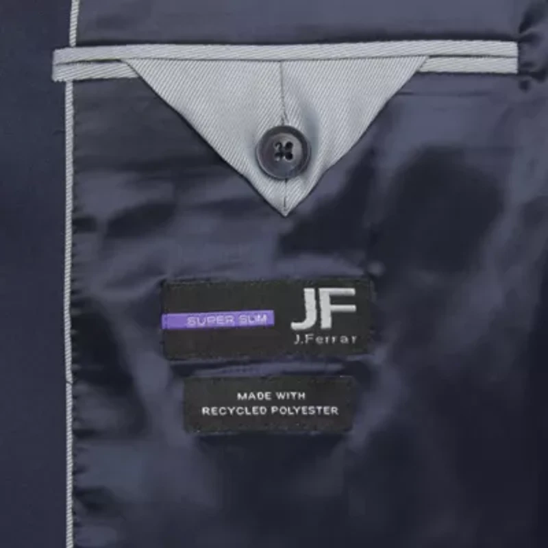 J. Ferrar Ultra Comfort Mens Stretch Fabric Super Slim Fit Suit Jacket