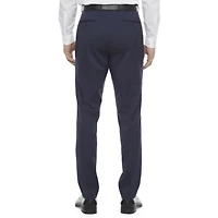 J. Ferrar Ultra Comfort Mens Stretch Fabric Super Slim Fit Flat Front Suit Pant
