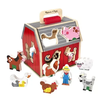 Melissa & Doug Take-Along Sorting Barn Toy Tool