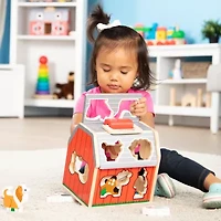 Melissa & Doug Take-Along Sorting Barn Toy Tool