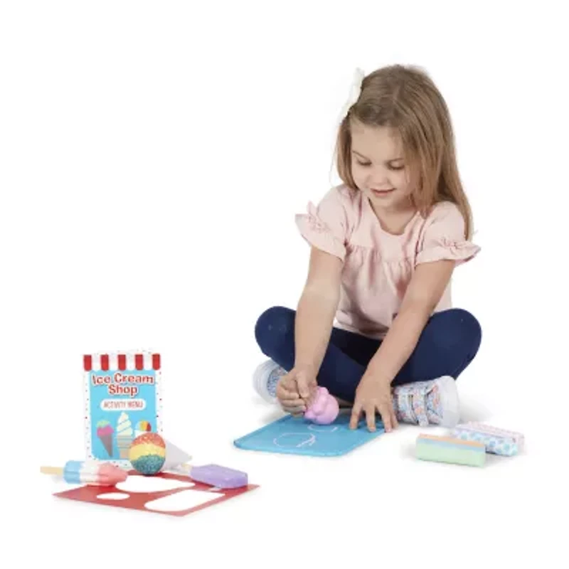 Melissa & Doug Ice Cream Shop Chalk Set Toy Tool