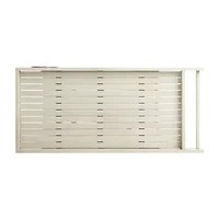 Safavieh Renzo Patio Collection Wood-Top Serving Cart