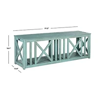 Branco Patio Collection Bench