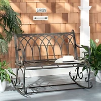 Safavieh Ressi Patio Collection Rocking Bench