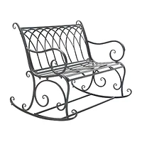 Safavieh Ressi Patio Collection Rocking Bench