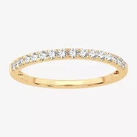 H-I / Si1-Si2) Womens 1/ CT. T.W. Lab Grown White Diamond 10K Gold Wedding Band