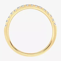 H-I / Si1-Si2) Womens 1/ CT. T.W. Lab Grown White Diamond 10K Gold Wedding Band