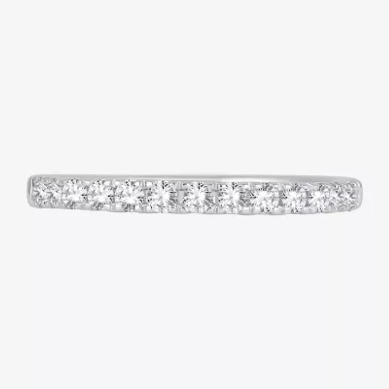 H-I / Si1-Si2) Womens 1/ CT. T.W. Lab Grown White Diamond 10K Gold Wedding Band