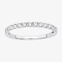 H-I / Si1-Si2) Womens 1/ CT. T.W. Lab Grown White Diamond 10K Gold Wedding Band