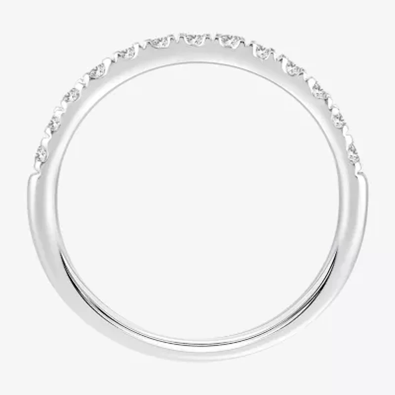 H-I / Si1-Si2) Womens 1/ CT. T.W. Lab Grown White Diamond 10K Gold Wedding Band