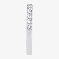 H-I / Si1-Si2) Womens 1/2 CT. T.W. Lab Grown White Diamond 10K Gold Wedding Band