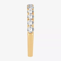 (H-I / Si1-Si2) Womens 2MM 3/4 CT. T.W. Lab Grown White Diamond 10K Gold Wedding Band