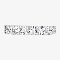 (H-I / Si1-Si2) Womens 1 1/2 CT. T.W. Lab Grown White Diamond 14K Gold Wedding Band