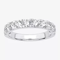 (H-I / Si1-Si2) Womens 1 1/2 CT. T.W. Lab Grown White Diamond 14K Gold Wedding Band