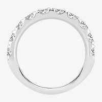 (H-I / Si1-Si2) Womens 1 1/2 CT. T.W. Lab Grown White Diamond 14K Gold Wedding Band