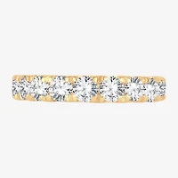 (H-I / Si1-Si2) Womens 1 1/2 CT. T.W. Lab Grown White Diamond 14K Gold Wedding Band