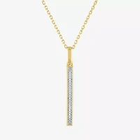 Diamond Addiction Womens 2-pc. Accent Natural White Sterling Silver Necklace Set